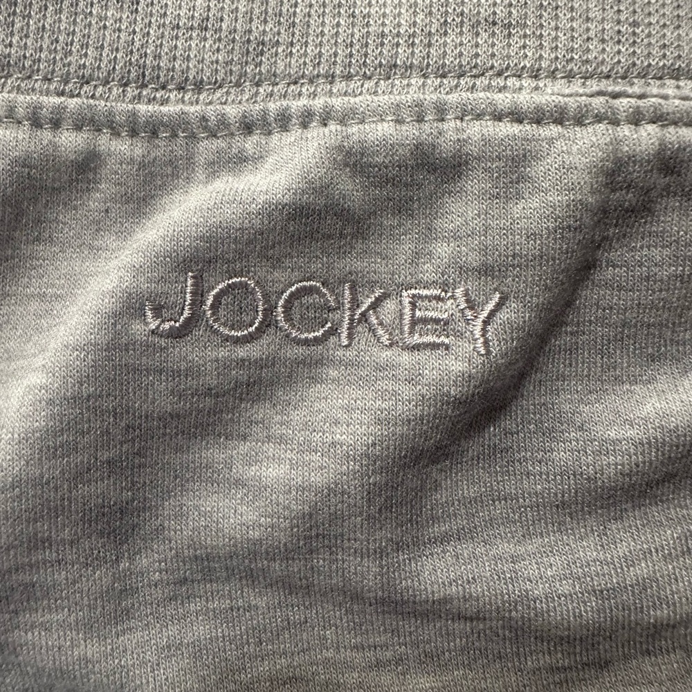 Jockey Women's Plus 3X French Terry Shorts NWT 3.5” Inseam Gray - Picture 3 of 5